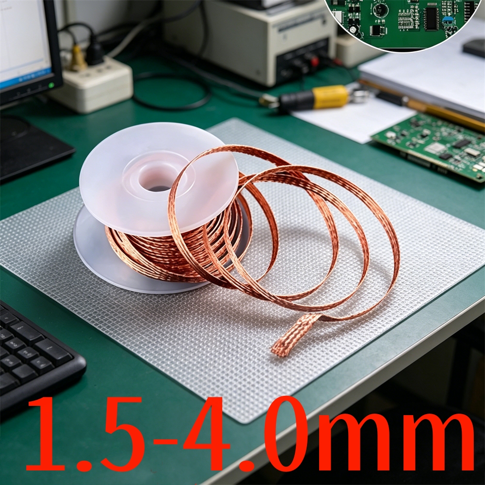 Electronics Repair Tape - 1.5-4.0mm Desoldering Wire Mesh Braid Tape