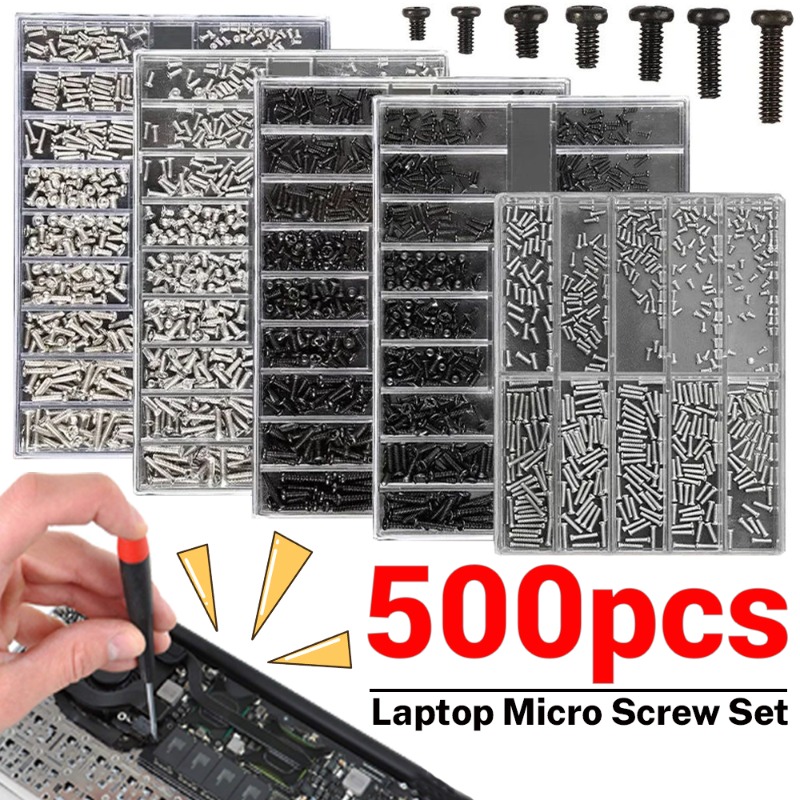 Electronics Repair Book - 500PCS Laptop Notebook Screws Set Replacement