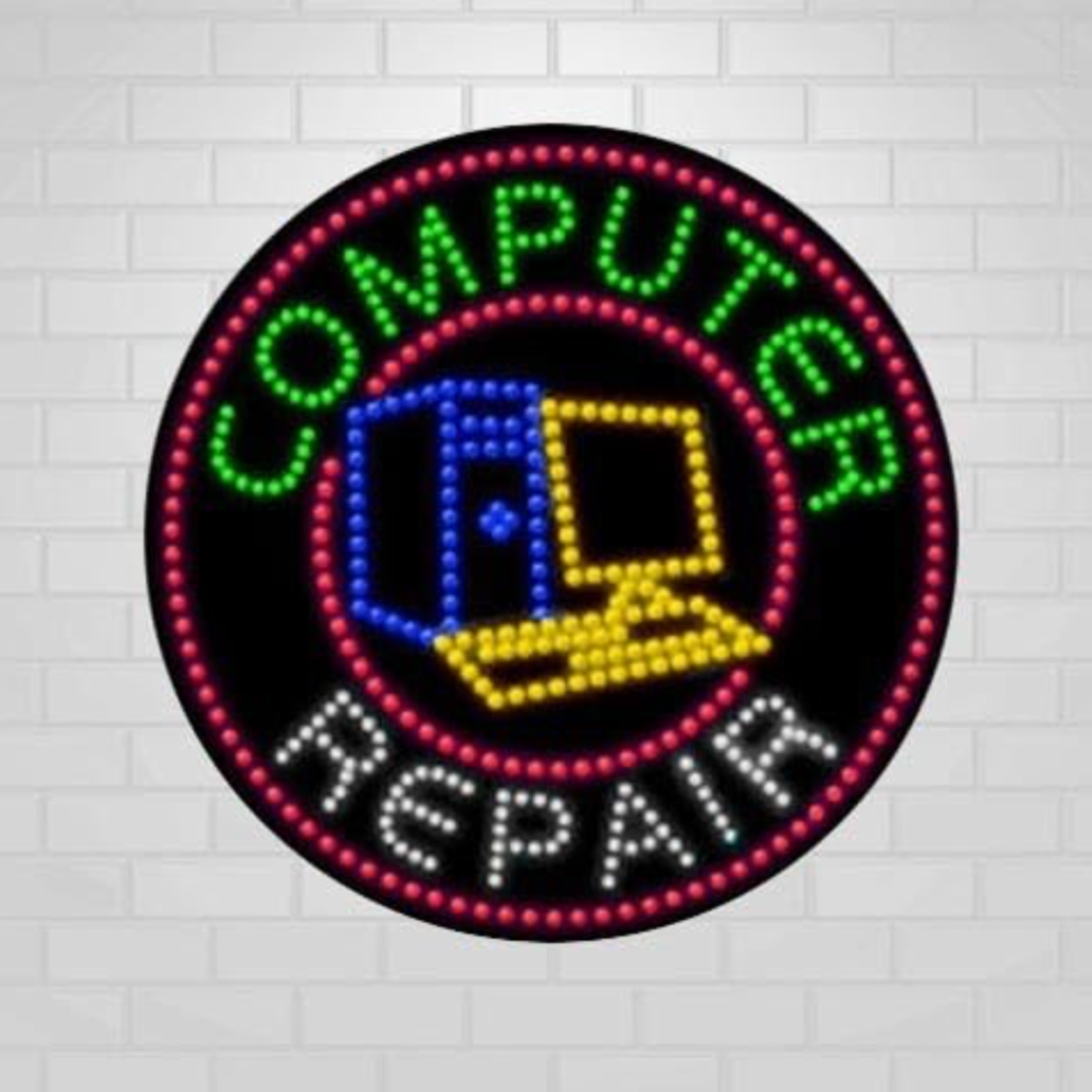 LED Light Bulb Electronic Sign - Electronics Repair Store avis et prix