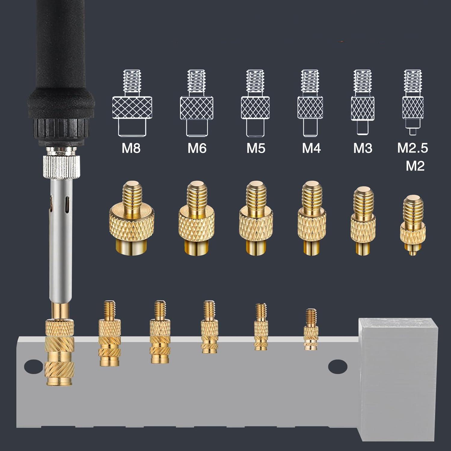 Heat Insert Nut Iron Tips Head - Electronics Repair Kit With Soldering Iron avis et prix