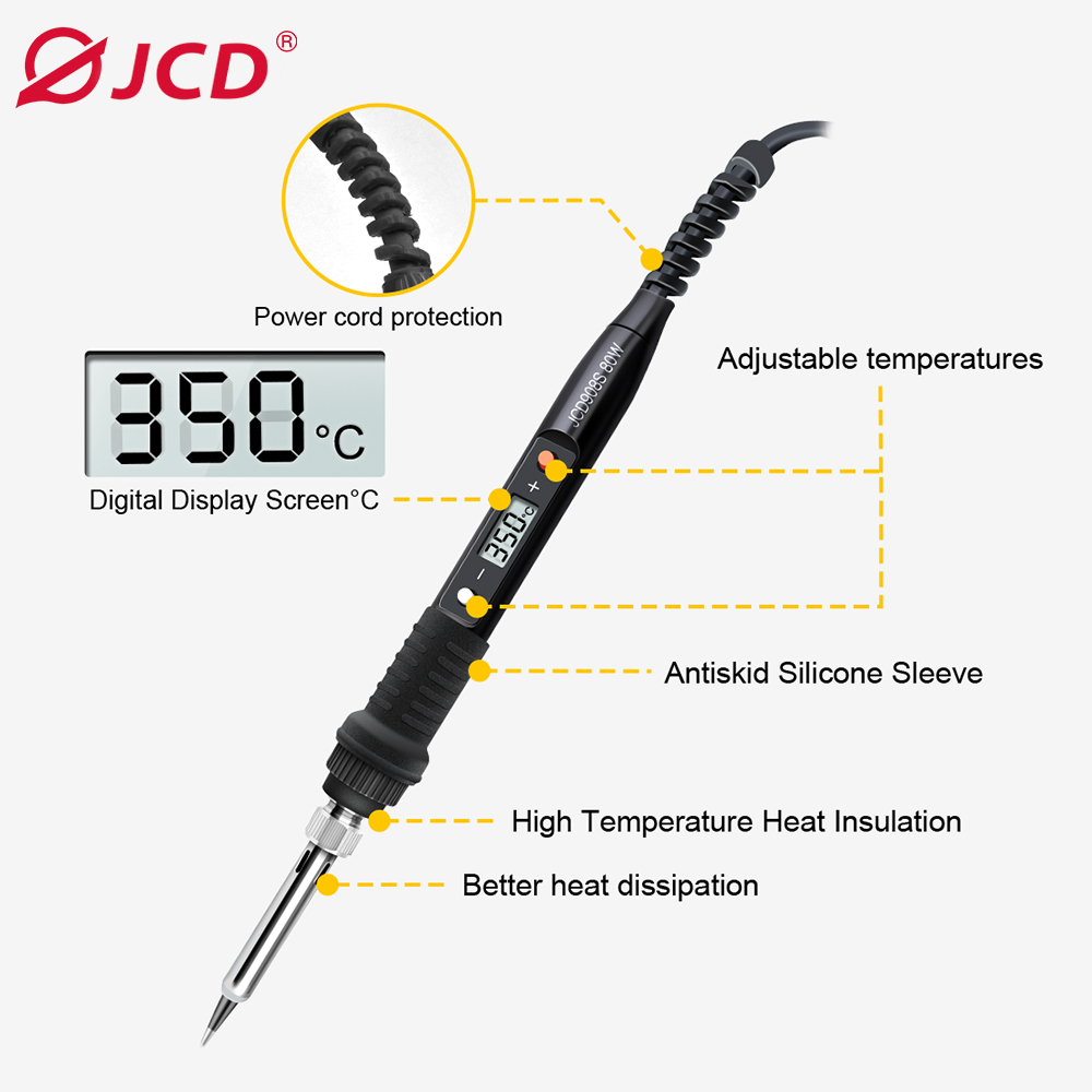 JCD 80W Electric Soldering Iro - Electronics Repair Kit With Soldering Iron avis et prix