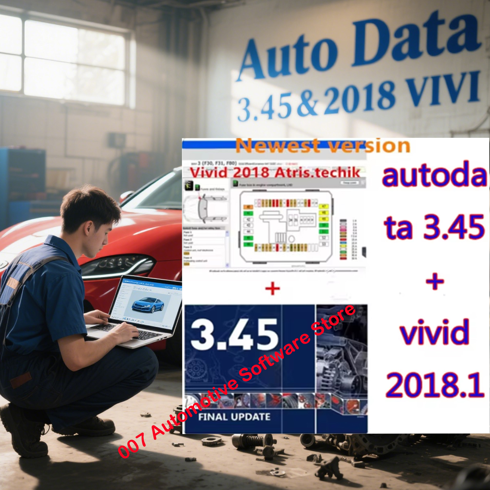 2025 latest 3.45AutoData Car S - Electronics Repair Book avis et prix
