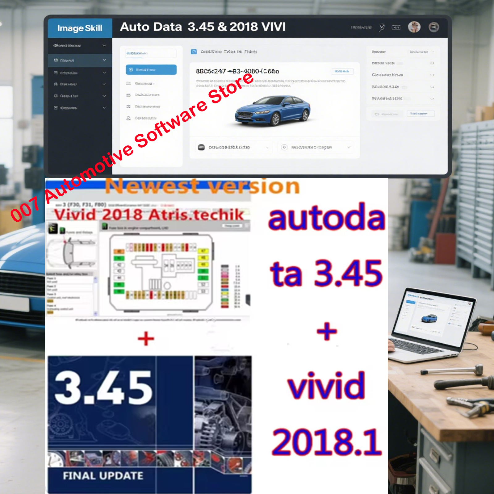 2025 latest 3.45AutoData Car S - Electronics Repair Book avis et prix